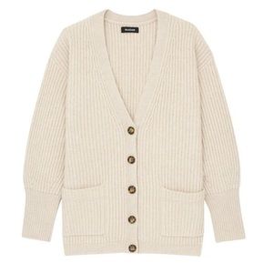 Naadam Merino Cashmere Fisherman Cardigan Medium